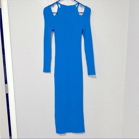 Zara Cut Out Knit Dress - size M - Picture 6 of 7